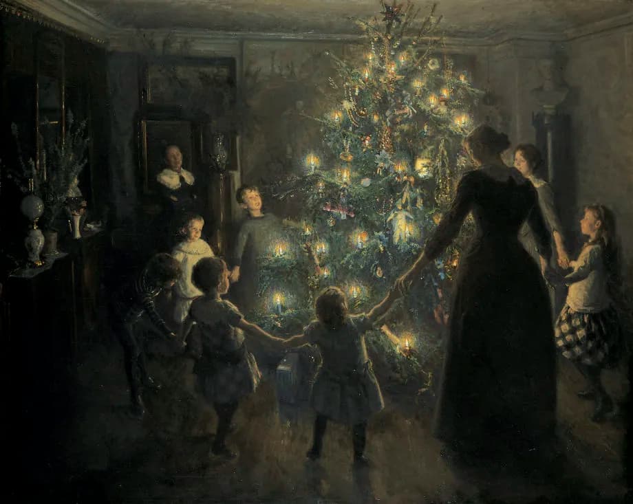 Luces, pasión y (mucha) materia: La navidad en el arte
